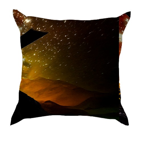 3D подушка Donkey Kong Bananza (вид сзади)