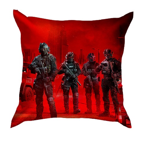 3D подушка Ready or Not (вид спереду)