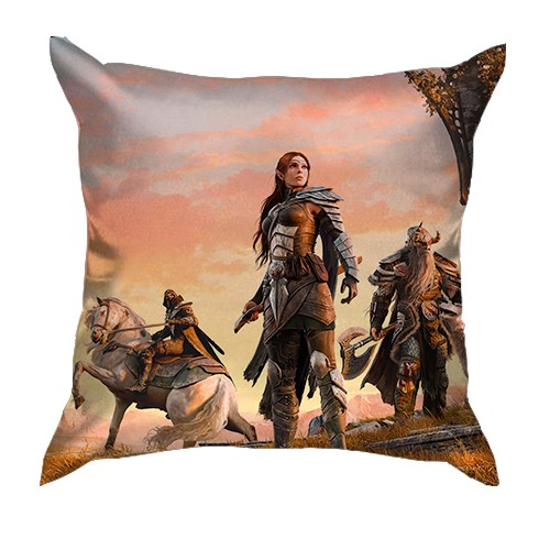 3D подушка TESO Worm Cult (вид спереди)