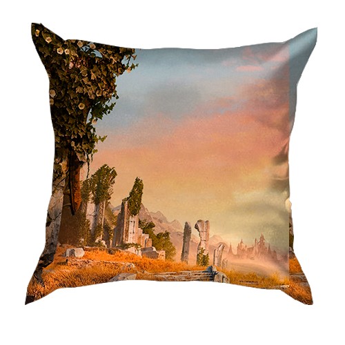 3D подушка TESO Worm Cult (вид сзади)