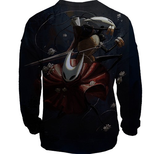 3D свитшот Хорнет - HK Silksong (вид сзади)