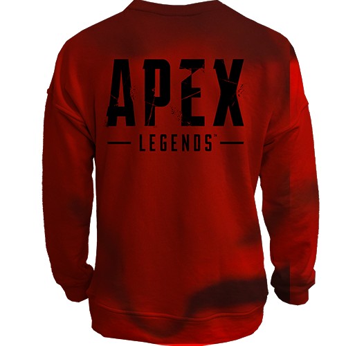 3D свитшот Apex Legends - Bloodhound (вид сзади)