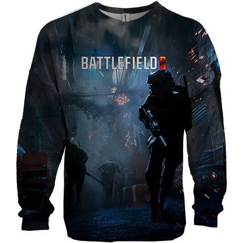 3D світшот Battlefield 6 Нічна операція (вид спереду)