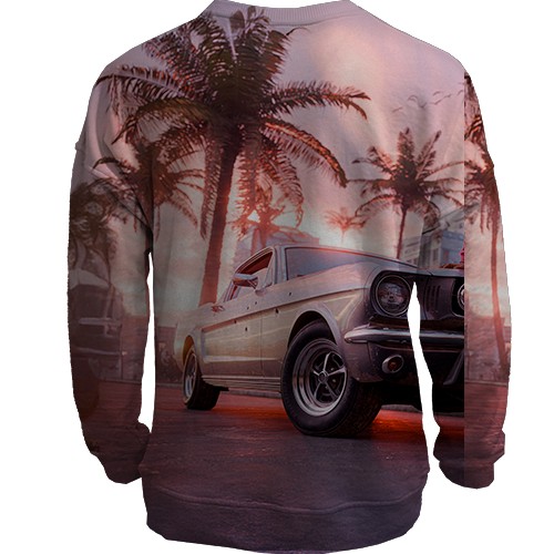 3D світшот GTA VI Miami (вид ззаду)