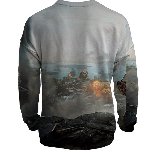 3D свитшот Battlefield 6 (вид сзади)