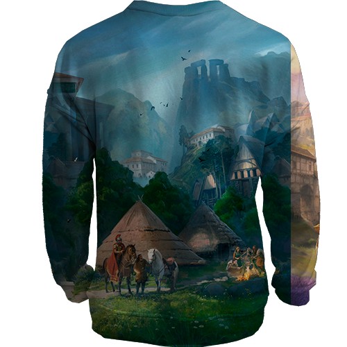 3D світшот Anno 117: Pax Romana (вид ззаду)