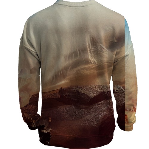 3D світшот DUNE game (вид ззаду)