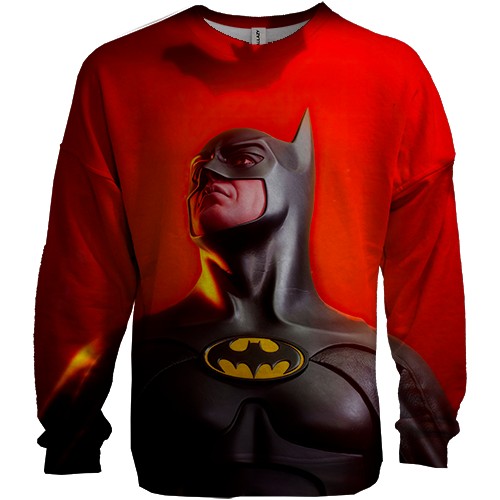 3D світшот Batman red (вид спереду)