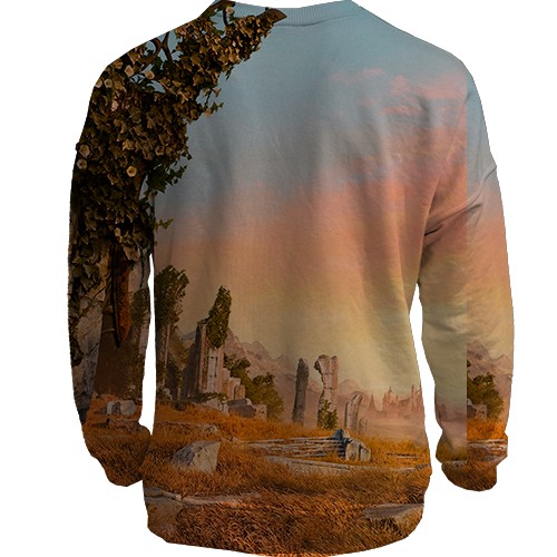 3D світшот TESO Worm Cult (вид ззаду)