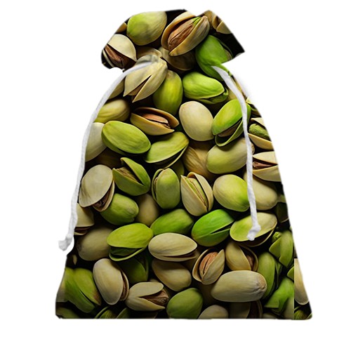 3D Подарунковий мішечок Фісташка (вид ззаду)