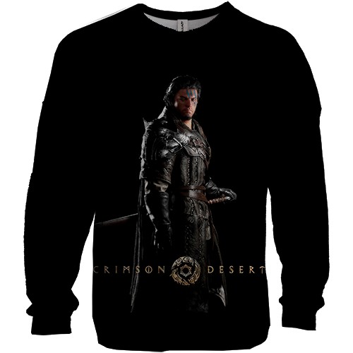 3D свитшот Kliff - Crimson Desert (вид спереди)