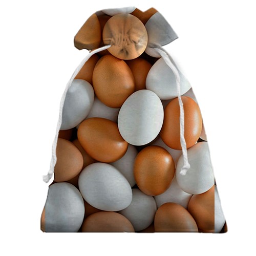 3D Подарунковий мішечок Яйця курячі (вид ззаду)