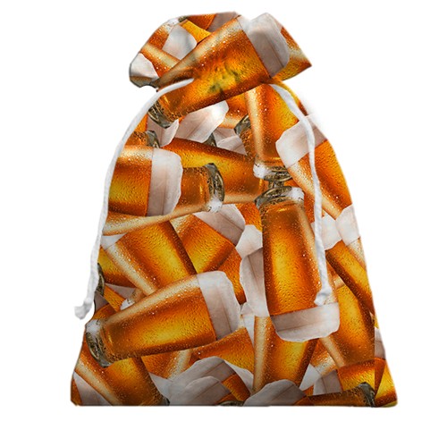 3D Подарунковий мішечок Пивний келих (вид ззаду)