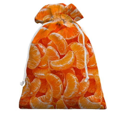 3D Подарунковий мішечок Мандаринки (вид ззаду)