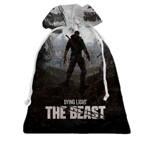 3D Подарочный мешочек Dying Light The Beast (вид спереди)
