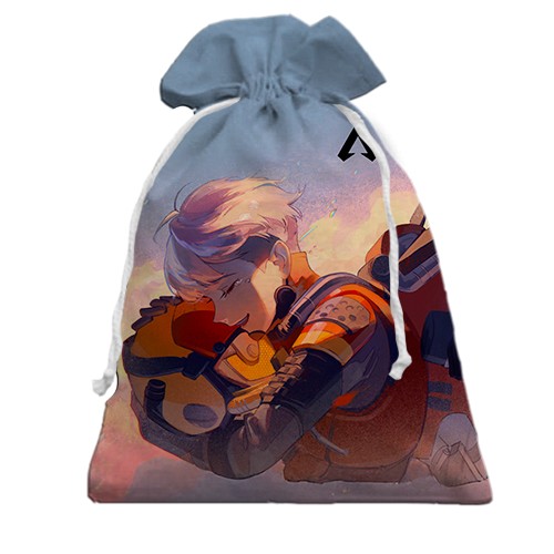 3D Подарунковий мішечок Apex Legends - Valkyrie (вид спереду)