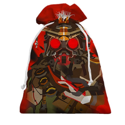 3D Подарочный мешочек Apex Legends - Bloodhound (вид спереди)