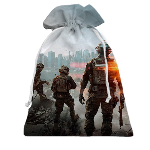 3D Подарунковий мішечок Battlefield 6 (вид спереду)