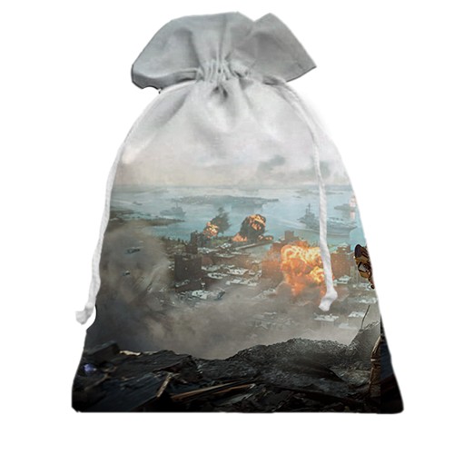 3D Подарунковий мішечок Battlefield 6 (вид ззаду)