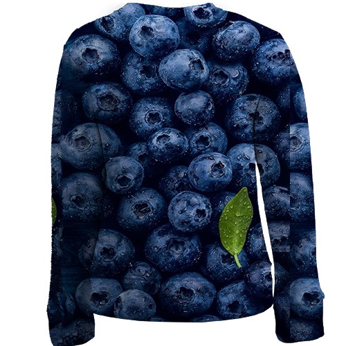 Дитячий 3D світшот Чорниця (вид ззаду)