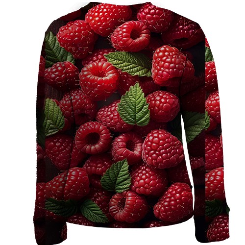 Дитячий 3D світшот Малина (вид ззаду)