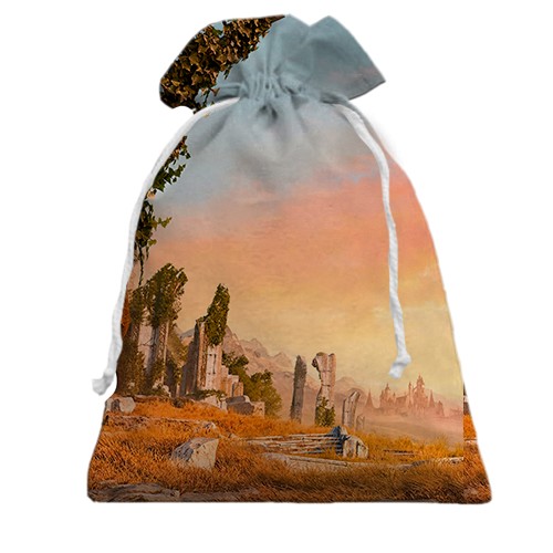 3D Подарочный мешочек TESO Worm Cult (вид сзади)