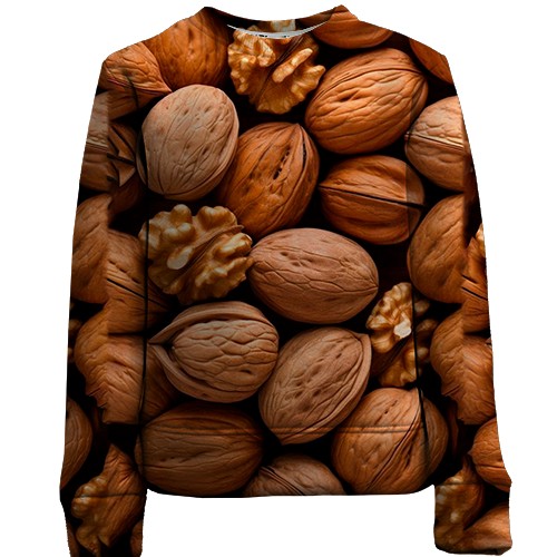 Дитячий 3D світшот Грецький горіх (вид спереду)