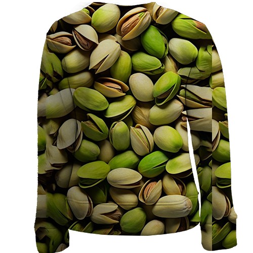 Детский 3D свитшот Фисташка (вид сзади)