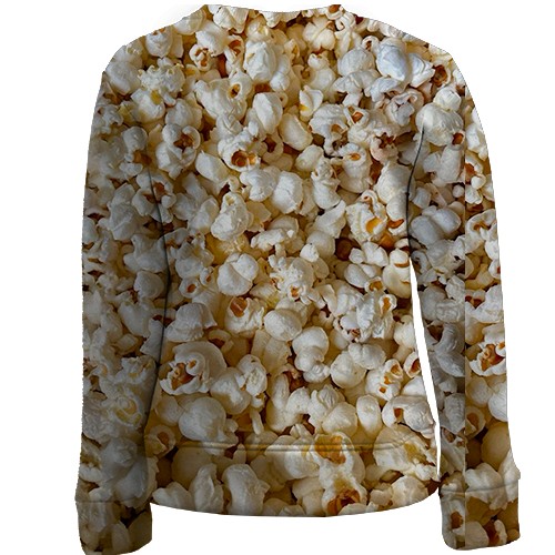 Дитячий 3D світшот Попкорн (вид ззаду)