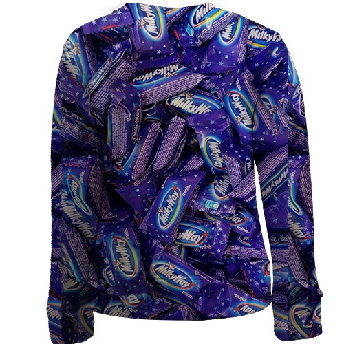 Дитячий 3D світшот "MilkyWay" цукерка (вид ззаду)