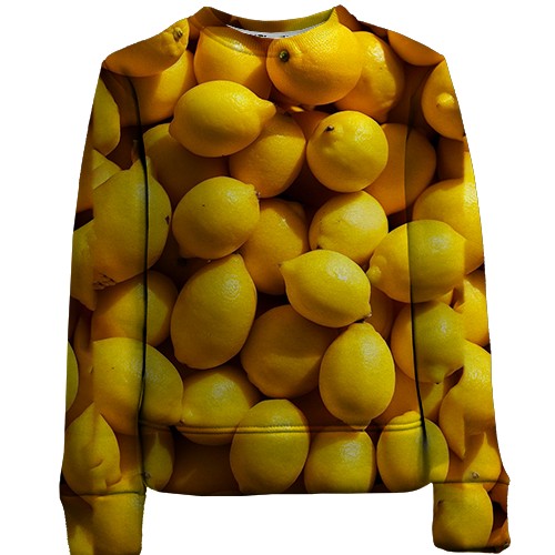 Дитячий 3D світшот Лимон (вид спереду)