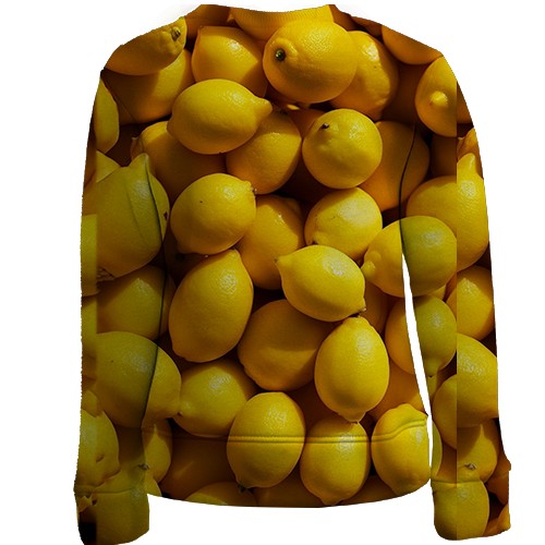 Дитячий 3D світшот Лимон (вид ззаду)