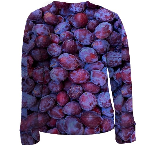 Дитячий 3D світшот Слива (вид ззаду)