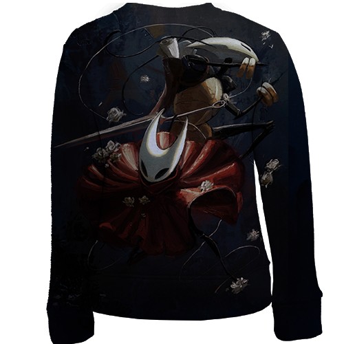 Детский 3D свитшот Хорнет - HK Silksong (вид сзади)