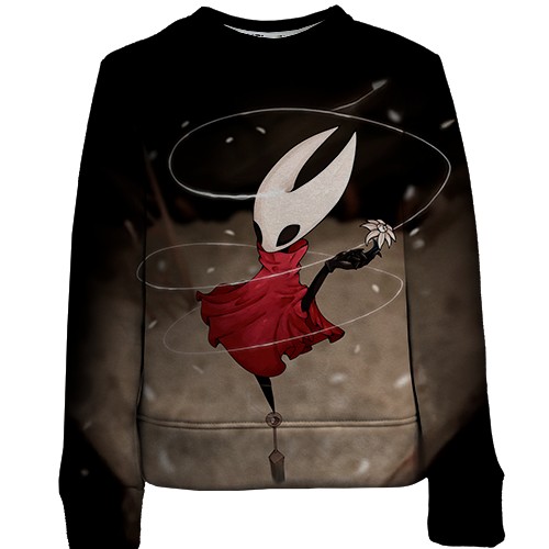 Детский 3D свитшот Hornet - "Hollow Knight: Silksong" (вид спереди)