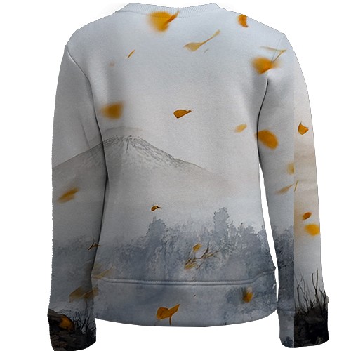 Детский 3D свитшот Ghost of Yotei (вид сзади)