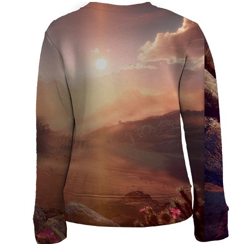 Дитячий 3D світшот Horizon - Forbidden West (вид ззаду)