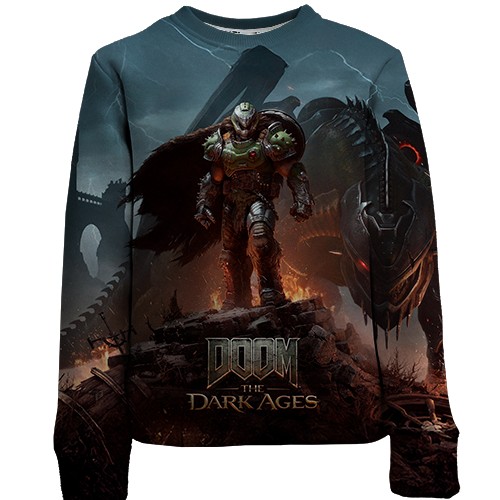 Дитячий 3D світшот DOOM TDA (вид спереду)