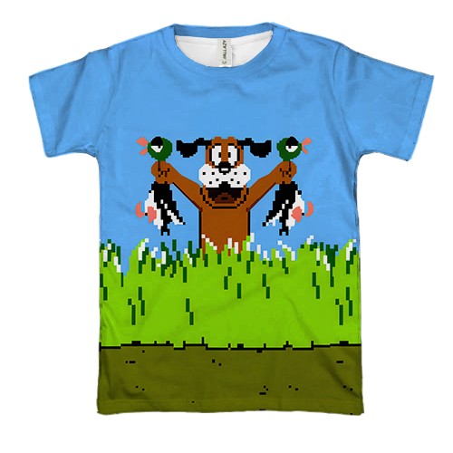 3D футболка Duck Hunt (вид спереду)