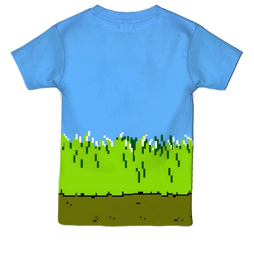 Детская 3D футболка Duck Hunt (вид сзади)