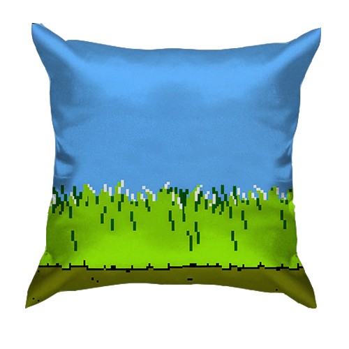 3D подушка Duck Hunt (вид ззаду)