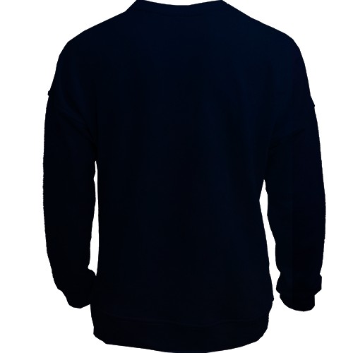 3D свитшот Череп в пламени (вид сзади)