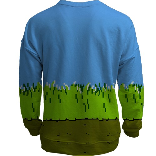 3D свитшот Duck Hunt (вид сзади)