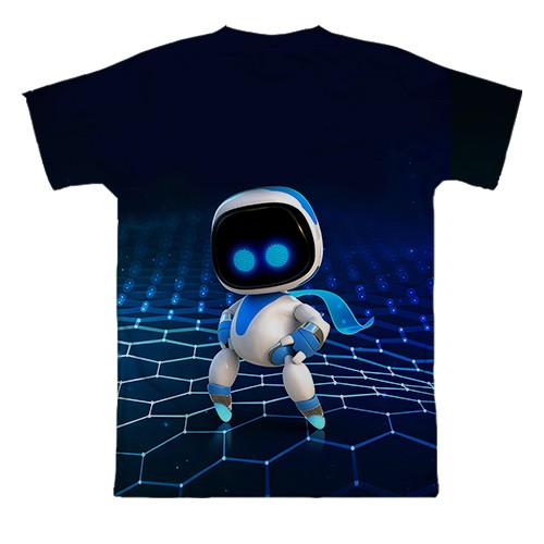 3D футболка Astro Bot (вид ззаду)