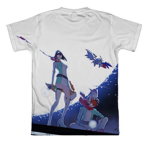 3D футболка Digimon Story Time Stranger (вид сзади)