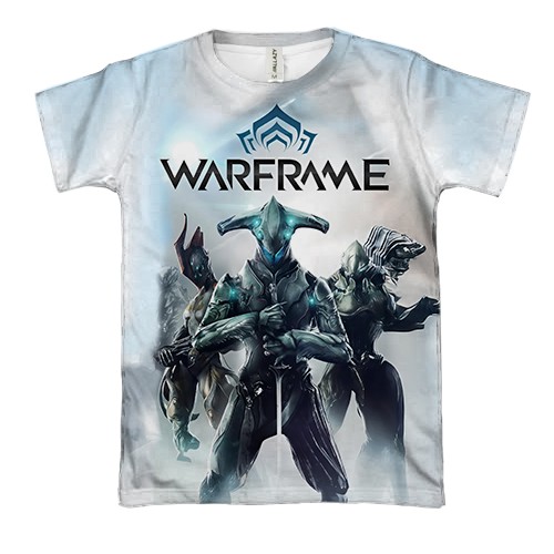 3D футболка Warframe (вид спереду)