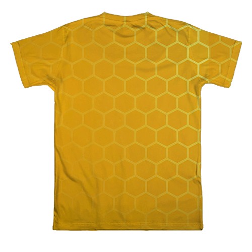 3D футболка Minecraft бджоли (вид ззаду)