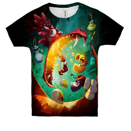 Детская 3D футболка Rayman Legend (вид спереди)