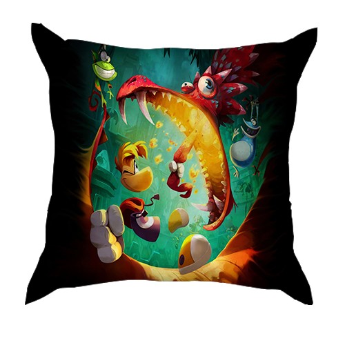 3D подушка Rayman Legend (вид сзади)