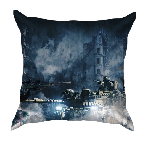 3D подушка Battlefield VI (вид сзади)